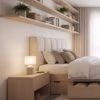 Astuces d'architectes pour des rangements dans une petite chambre