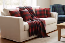 Le tartan à la conquête de la déco : graphique et chaleureux