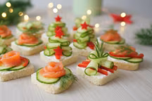 Les petites tartines sapin, un apéritif parfait pour Noël !