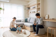 Optimiser notre intérieur à 3 dans un 35m2 avec un bébé