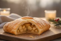 Découvrez le chausson de Noël aux pommes et poires de Cyril Lignac