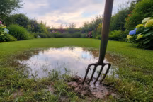 Transformez votre pelouse pleine de flaques avec un simple geste
