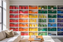 Découvrez la « rainbow method » pour un intérieur coloré et organisé